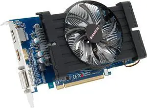 GIGABYTE GV-R677D5-1GD Radeon HD 6770 1GB 128-Bit GDDR5 PCI Express 2.1 x16 HDCP Ready CrossFireX Support Video Card Manufactured Recertified