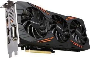 GIGABYTE GeForce GTX 1070 8GB GDDR5 PCI Express 3.0 x16 ATX Graphics Card GV-N1070G1 GAMING-8GD