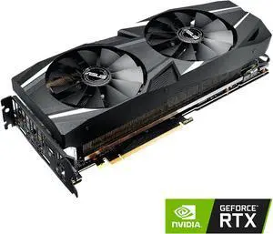 ASUS GeForce RTX 2080 8G GDDR6 Dual-Fan Edition VR Ready HDMI DP USB Type-C Graphics Card (DUAL-RTX2080-8G)