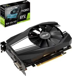ASUS Phoenix GeForce RTX 2060 6GB GDDR6 PCI Express 3.0 Graphics Card PH-RTX2060-6G ASUS Phoenix GeForce RTX 2060 6GB GDDR6 PCI Express 3.0 Graphics Card PH-RTX2060-6G