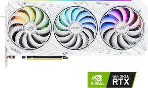 ASUS ROG Strix GeForce RTX 3090 24GB GDDR6X PCI Express 40 SLI Support Video Card ROGSTRIXRTX3090O24GWHITE