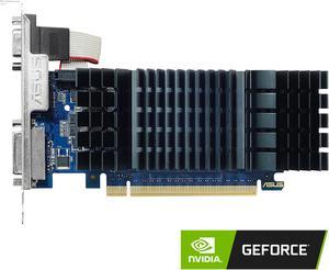 ASUS GeForce GT 730 2GB GDDR5 PCI Express 2.0 Low Profile Video Card for Silent HTPC Builds (with I/O Port Brackets) GT730-SL-2GD5-BRK