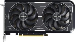 ASUS Dual NVIDIA GeForce RTX 3060 Ti OC Edition Graphics Card (PCIe 4.0, 8GB GDDR6X memory, HDMI 2.1, DisplayPort 1.4a, 2-slot design, Axial-tech fan design, 0dB technology) DUAL-RTX3060TI-O8GD6X