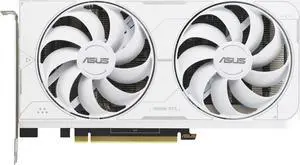 ASUS Dual NVIDIA GeForce RTX 3060 Ti White Edition Graphics Card (PCIe 4.0, 8GB GDDR6X memory, HDMI 2.1, DisplayPort 1.4a, 2-slot design, Axial-tech fan design, 0dB technology) ASUS Dual NVIDIA GeForce RTX 3060 Ti White Edition Graphics Card (PCIe 4.0, 8GB GDDR6X memory, HDMI 2.1, DisplayPort 1.4a, 2-slot design, Axial-tech fan design, 0dB technology)