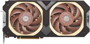 ASUS GeForce RTX 4080 16GB GDDR6X Noctua OC Edition PCIe 40 16GB GDDR6X DLSS 3 HDMI 21a DisplayPort 14a Noctua NFA12x25 PWM fans optimized vapor chamber GPU Tweak III RTX4080O16GNOCTUA