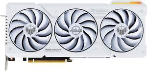 ASUS TUF Gaming NVIDIA GeForce RTX 4070 Ti SUPER White OC Edition Gaming Graphics Card (PCIe 4.0, 16GB GDDR6X, HDMI 2.1a, DisplayPort 1.4a) TUF-RTX4070TIS-O16G-WHITE-GAMING