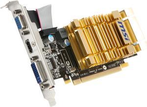 MSI Radeon HD 4550 1GB GDDR3 PCI Express 2.0 x16 CrossFireX Support Low Profile Ready Graphics Card R4550-MD1GH