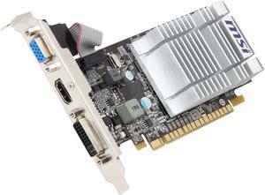MSI GeForce 210 512MB DDR3 PCI Express 2.0 x16 Low Profile Graphics Card N210-MD512D3H/LP