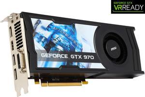 MSI GeForce GTX 970 4GB OC DirectX 12 VR READY Video Card