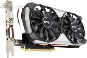MSI GeForce GTX 960 4GB GDDR5 PCI Express 3.0 SLI Support ATX Graphics Card GTX 960 4GD5T Titanium OC