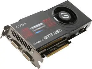 EVGA GeForce GTS 250 1GB DDR3 PCI Express 2.0 x16 SLI Support Graphics Card 01G-P3-1158-TR