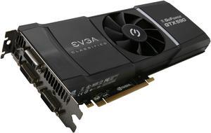 EVGA 03G-P3-1596-AR GeForce GTX 590 (Fermi) Classified 3072MB 768-bit GDDR5 PCI Express 2.0 x16 HDCP Ready SLI Support Video Card