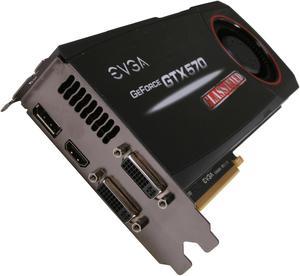 EVGA GeForce GTX 570 (Fermi) 1280MB GDDR5 PCI Express 2.0 x16 SLI Support Video Card 012-P3-1578-RX