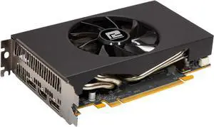 PowerColor Radeon RX 5600 XT 6GB GDDR6 PCI Express 4.0 CrossFireX Support ITX Graphics Card AXRX 5600XT ITX 6GBD6-2DH