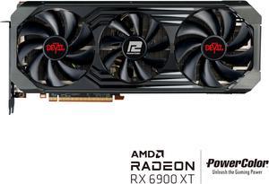 PowerColor Red Devil AMD Radeon RX 6900 XT Gaming Graphics Card with 16GB GDDR6 Memory, Powered by AMD RDNA 2, Raytracing, PCI Express 4.0, HDMI 2.1, AMD Infinity Cache, AXRX 6900XT 16GBD6-3DHE/OC