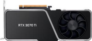 NVIDIA GeForce RTX 3070 Ti Founders Edition Graphics Card 8GB GDDR6X - Titanium and Black