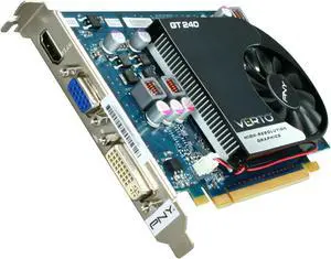 PNY Verto GeForce GT 240 1GB DDR3 PCI Express 2.0 x16 Graphics Card VCGGT2401D3XPB