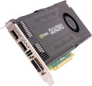 NVIDIA Quadro K4000 VCQK4000-PB 3GB 192-bit GDDR5 PCI Express 2.0 x16 Full Height Workstation Video Card