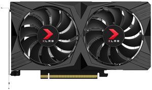 PNY XLR8 GeForce RTX 4060 8GB GDDR6 PCI Express 4.0 ATX Graphics Card RTX4060 8GB XLR8 DUAL FAN