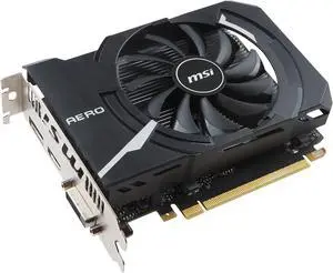 MSI GeForce GTX 1050 Ti 4GB GDDR5 PCI Express 3.0 x16 Graphics Card GTX 1050 Ti AERO ITX 4G OC
