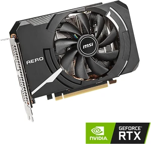 MSI GeForce RTX 2060 DirectX 12 RTX 2060 AERO ITX 6G 6GB 192-Bit GDDR6 PCI Express 3.0 x16 HDCP Ready Video Card MSI GeForce RTX 2060 DirectX 12 RTX 2060 AERO ITX 6G 6GB 192-Bit GDDR6 PCI Express 3.0 x16 HDCP Ready Video Card