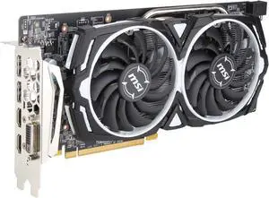 MSI Radeon RX 580 8GB GDDR5 PCI Express x16 CrossFireX Support Graphics Card RX 580 ARMOR 8G OC MSI Radeon RX 580 8GB GDDR5 PCI Express x16 CrossFireX Support Graphics Card RX 580 ARMOR 8G OC