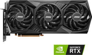 MSI GeForce RTX 3090 Ti 24GB GDDR6X PCI Express 4.0 SLI Support ATX Video Card RTX 3090 TI BLACK TRIO 24G