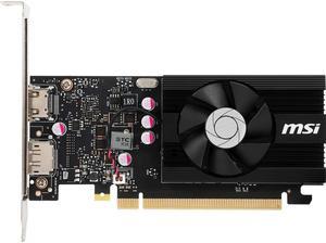 MSI GeForce GT 1030 4GB GDDR4 PCI Express 3.0 x16 (uses x4) ATX Video Card GT 1030 4GD4 LP OC