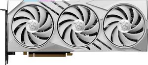 MSI Gaming GeForce RTX 4070 Ti SUPER 16GB GDDR6X PCI Express 4.0 x16 ATX Video Card RTX 4070 Ti SUPER 16G GAMING X SLIM WHITE