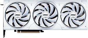 MSI Ventus GeForce RTX 5080 16GB GDDR7 PCI Express 5.0 Graphics Card RTX 5080 16G VENTUS 3X OC WHITE