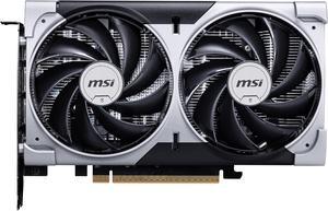 MSI Ventus GeForce RTX 5060 8GB GDDR7 PCI Express 5.0 x 16 (use x8) Graphics Card RTX 5060 8G VENTUS 2X OC