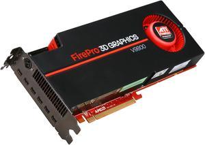AMD FirePro V9800 100-505602 4GB 256-bit GDDR5 PCI Express 2.1 x16 CrossFire Supported Workstation Video Card