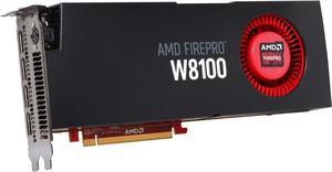 AMD FirePro W8100 100-505976 8GB 512-bit GDDR5 PCI Express 3.0 x16 CrossFire Supported Workstation Video Card