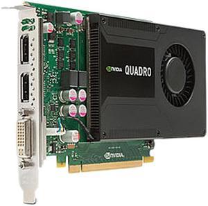HP Quadro K2000 C2J93AT 2GB 128-bit GDDR5 PCI Express 2.0 x16 Plug-in Card Graph Smart Buy