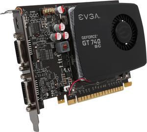 EVGA GeForce GT 740 Superclocked 2GB DDR3 PCI Express 3.0 Video Card 02G-P4-2742-KR