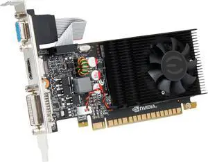 EVGA GeForce GT 730 2GB DDR3 PCI Express 2.0 Low Profile Graphics Card 02G-P3-2732-KR