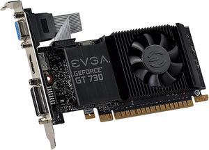 EVGA GeForce GT 730 2GB GDDR5 PCI Express 2.0 Low Profile Ready Video Card 02G-P3-3732-KR