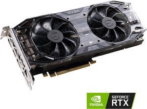 EVGA GeForce RTX 2070 XC BLACK EDITION GAMING, 08G-P4-2071-KR, 8GB GDDR6, Dual HDB Fans & RGB LED