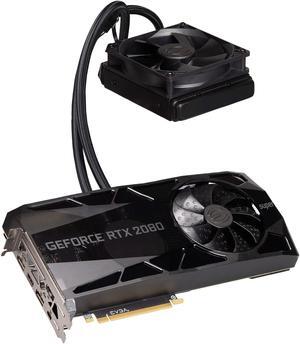 EVGA GeForce RTX 2080 SUPER FTW3 HYBRID GAMING Video Card, 08G-P4-3288-KR, 8GB GDDR6, RGB LED Logo, iCX2 Technology, Metal Backplate