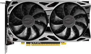 EVGA GeForce GTX 1650 SC ULTRA BLACK GAMING Video Card, 04G-P4-1055-KR, 4GB GDDR5, Dual Fan, Metal Backplate