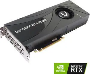 ZOTAC GAMING GeForce RTX 2080 Blower 8GB GDDR6 256-bit Gaming Graphics Card, Metal Backplate (ZT-T20800A-10P)