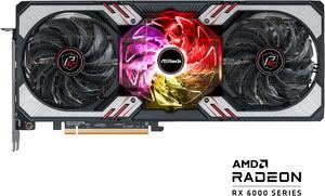 ASRock Radeon RX 6700 XT Phantom Gaming D Graphic Card, 12GB GDDR6 VRAM, AMD RDNA2 (RX6700XT PGD 12GO)
