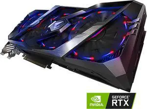 GIGABYTE AORUS GeForce RTX 2070 8G Graphics Card, 3 x Stacked WINDFORCE Fans, 8GB 256-Bit GDDR6, GV-N2070AORUS-8GC Video Card