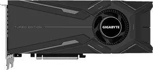 GIGABYTE GeForce RTX 2080 SUPER 8GB GDDR6 PCI Express 3.0 x16 SLI Support ATX Graphics Card GV-N208STURBO-8GC
