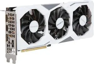 GIGABYTE GeForce RTX 2060 SUPER 8GB GDDR6 PCI Express 3.0 x16 ATX Graphics Card GV-N206SGAMINGOC WHITE-8GD