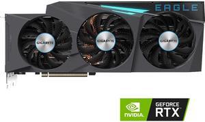GIGABYTE Eagle GeForce RTX 3080 10GB GDDR6X PCI Express 4.0 ATX Video Card GV-N3080EAGLE-10GD (rev. 2.0) (LHR)