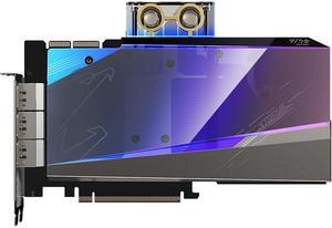 GIGABYTE AORUS GeForce RTX 3090 24GB GDDR6X PCI Express 4.0 SLI Support ATX Video Card GV-N3090AORUSX WB-24GD