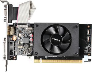 GIGABYTE GeForce GT 710 2GB GDDR3 PCI Express 2.0 x8 ATX Video Card GV-N710D3-2GL REV2.0