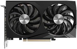 GIGABYTE WINDFORCE GeForce RTX 3050 8GB GDDR6 PCI Express 4.0 x8 Graphics Card GV-N3050WF2OCV2-8GD