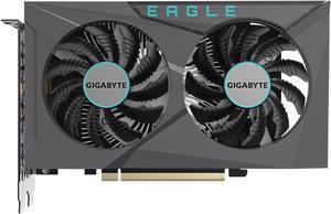 GIGABYTE GeForce RTX 3050 EAGLE OC 6G Graphics Card, 2x WINDFORCE Fans, 6GB GDDR6 96-bit GDDR6, GV-N3050EAGLE OC-6GD Video Card
